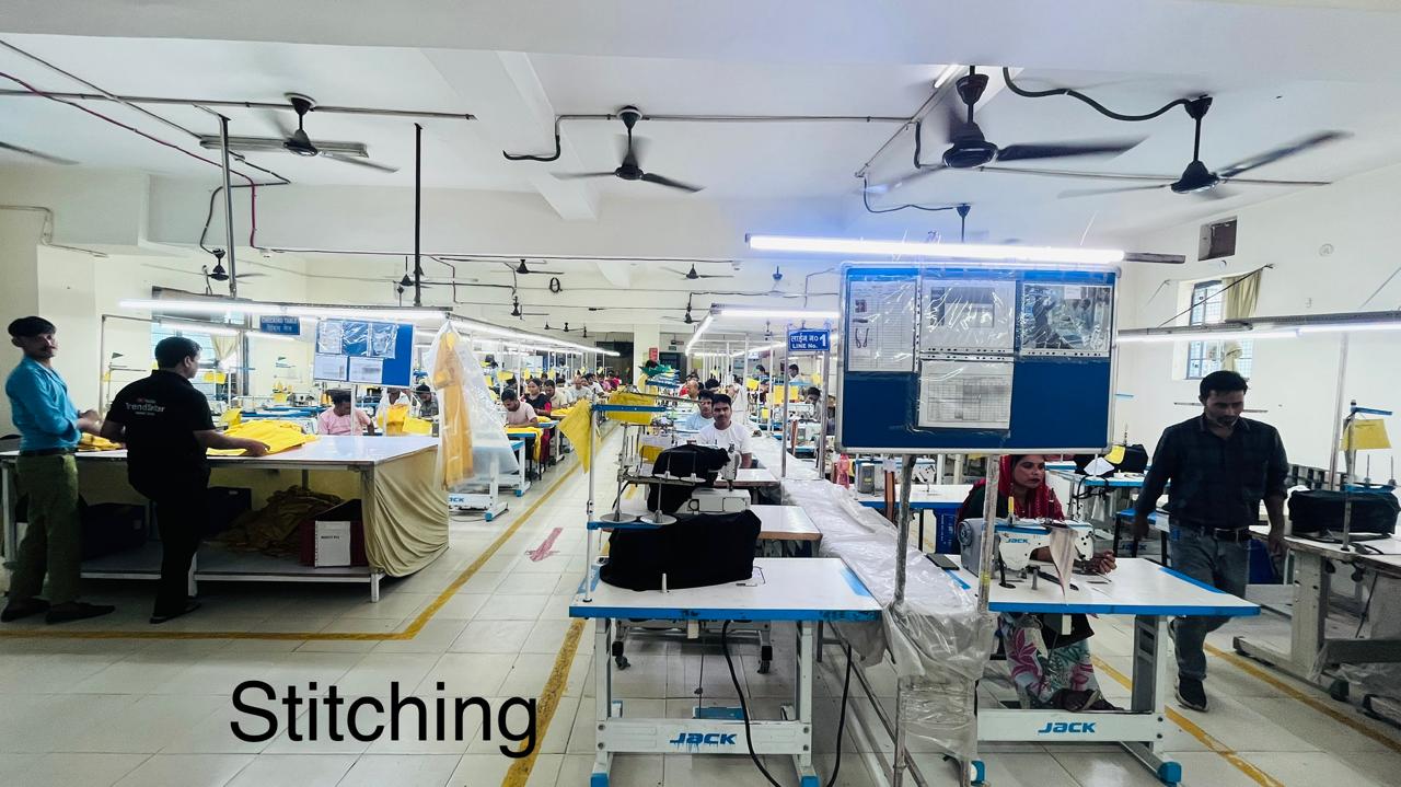 Stitching & Assembly process at ArmourTech Wear factory